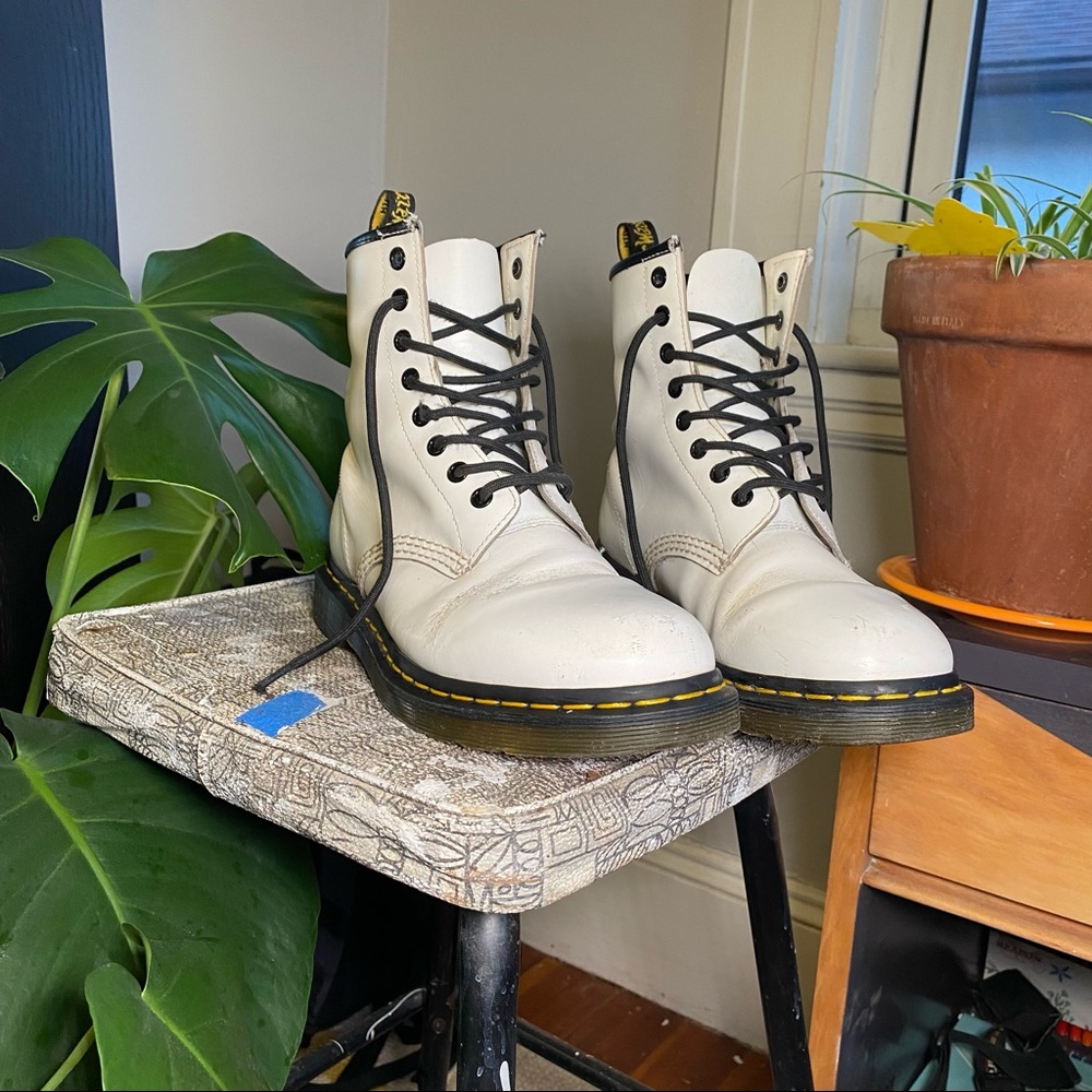White Dr. Martens